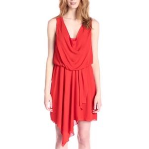 Joie Women's Tiandi Silk Asymetrical Hem Dress